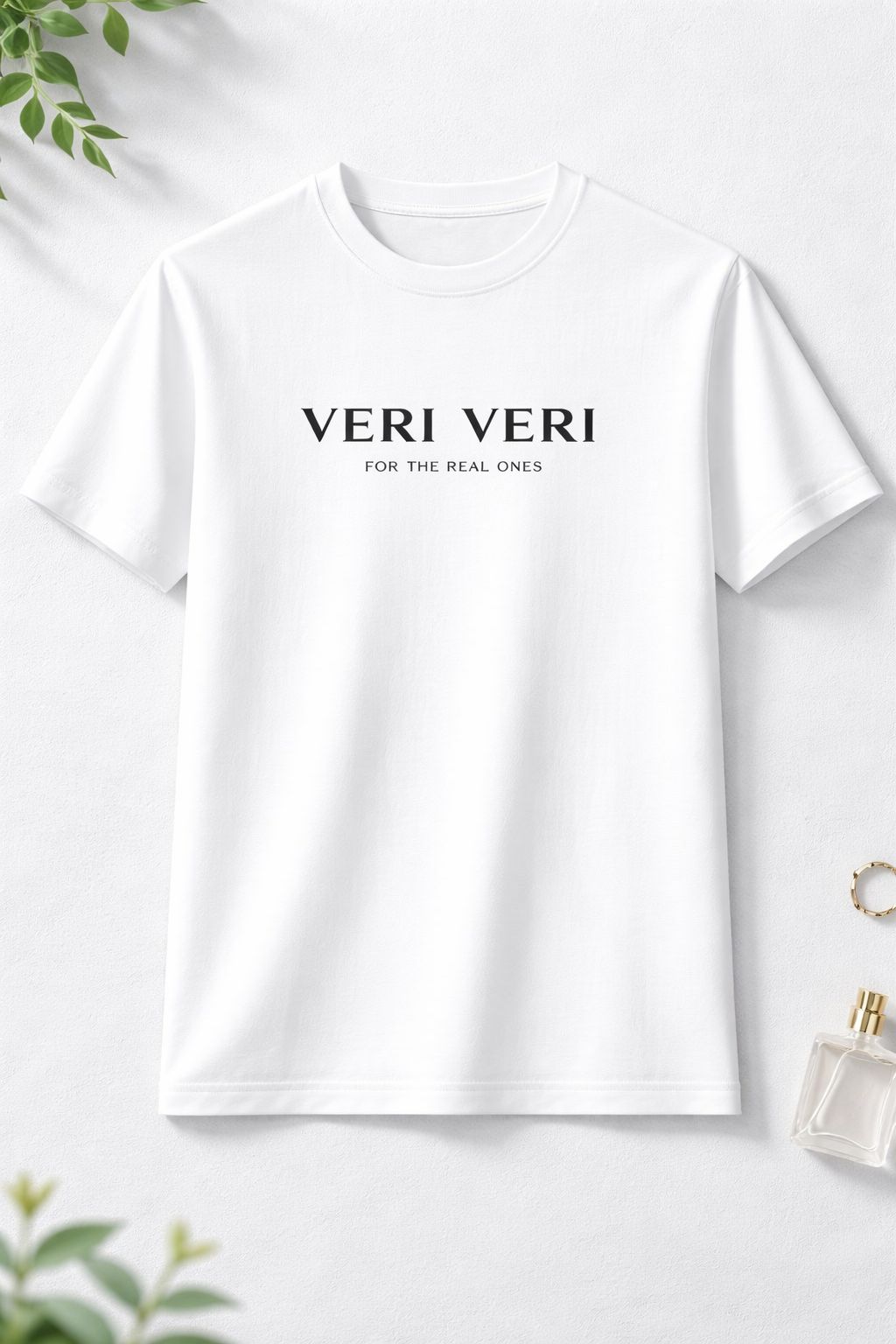 VERI VERI Essential Tee – White For The Real Ones